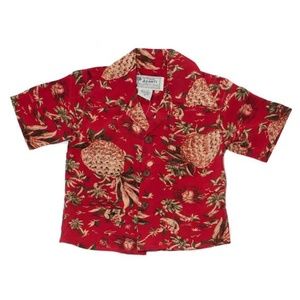 AVANTI Pinepple Hut boys Hawaiian shirt